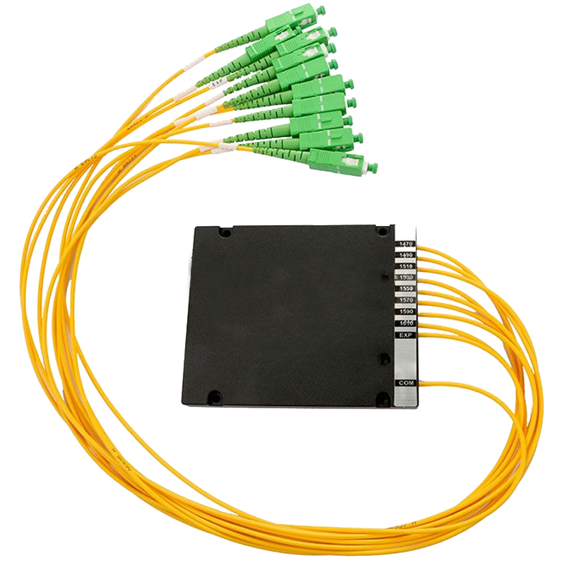 8-Channel CWDM MUX/DEMUX Module, 1270 nm to 1610 nm