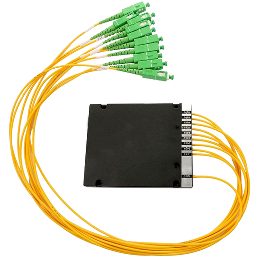 8-Channel CWDM MUX/DEMUX Module, 1270 nm to 1610 nm