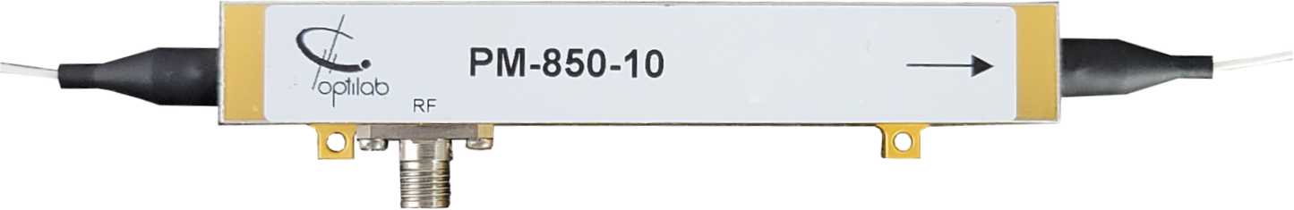 850 nm, 10 GHz Phase Modulator