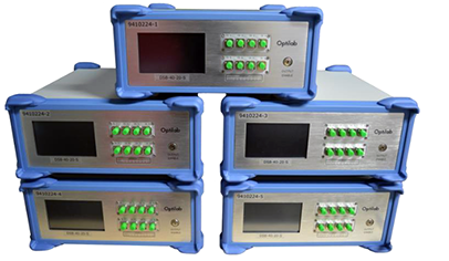 40 DWDM Channel, DWDM Source Bank, 20 mW, Polarization Maintaining Output (PM)