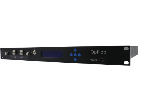 Dual Stage Ytterbium Doped Fiber Amplifier,  Polarization Maintaining (PM), Rackmount