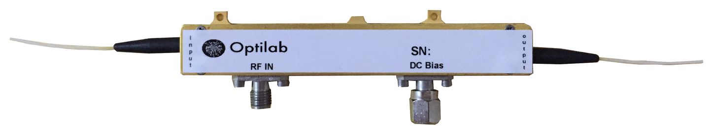 1550nm Intensity Modulator, Lithium Niobate, 20GHz, PM Fiber Input, SM Fiber Output, FCA