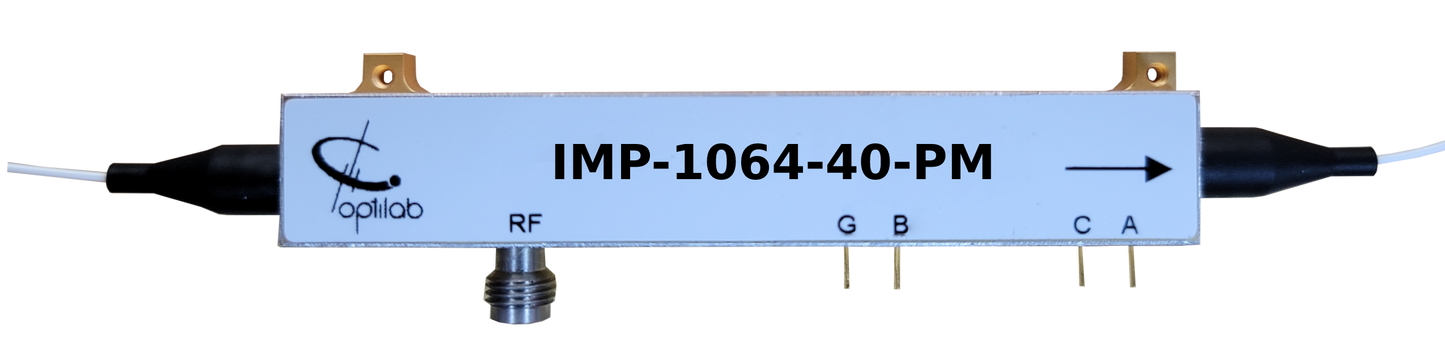 1064 nm, 40 GHz Intensity Modulator, PM Output