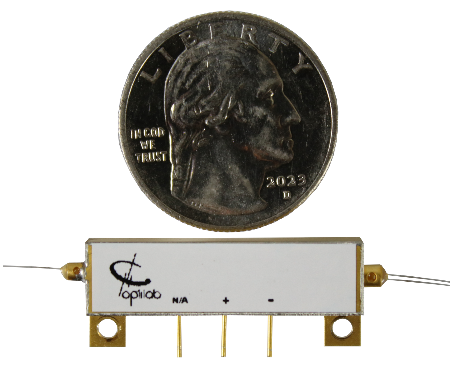 Multi-functional Integrated Optical Chip, Packaged, 1550 nm, 18 mm Chip Length, w/ PM Fiber Pigtails