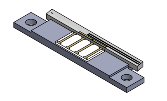 Multi-functional Integrated Optical Chip 1550 nm, 18 mm Chip on a Submount